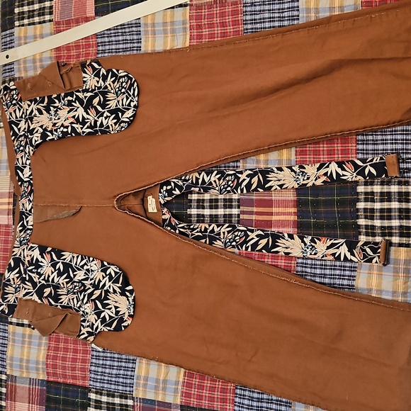 EUC Bridge & Burn Womens XL Brown Overalls - Picture 9 of 9